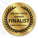 The USA Best Book Awards Finalist medal.