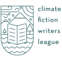 Climate Fiction Writers League logo.