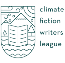 Climate Fiction Writers League logo.