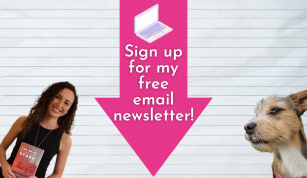 A graphic advertising Francesca's email newsletter.