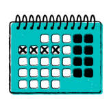 Editing calendar icon