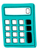 Clipart of a calculator